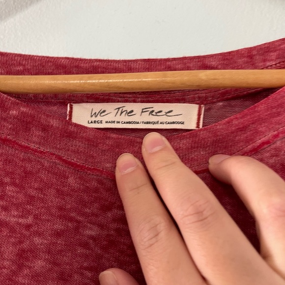 Free people red top - Picture 4 of 5